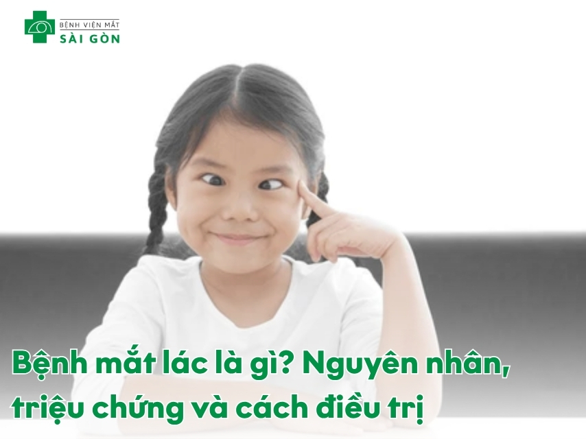 Lác mắt (lé mắt) với mắt lệch vào trong