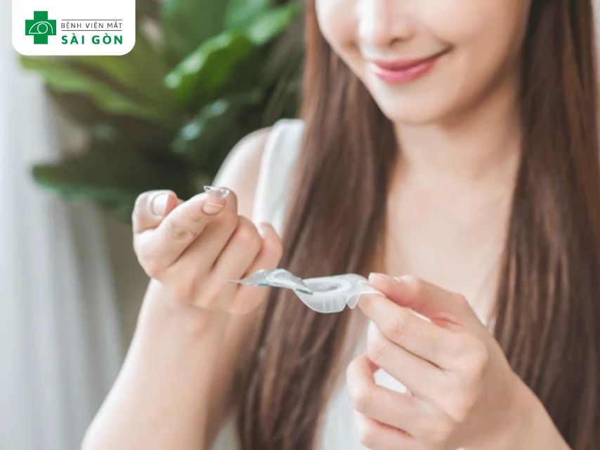 Phòng ngừa viêm giác mạc ở người đeo kính áp tròng