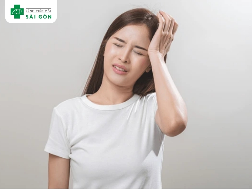 Liệt dây thần kinh sọ não số III gây sụp mí