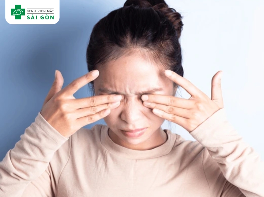 Dấu hiệu viêm kết mạc kích ứng